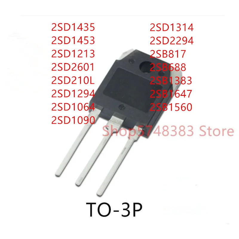 5PCS 2SD1435 2SD1453 2SD1213 2SD2601 2SD210L 2SD1294 2SD1064 2SD1090 2SD1314 2SD2294 2SB817 2SB688 2