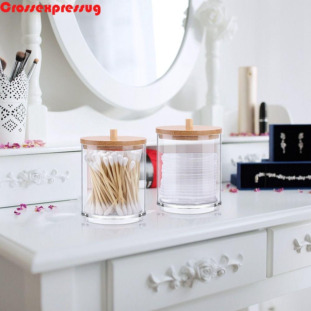 VORTEX Qtips ผู้ถือเครื่องสําอางมัลติฟังก์ชั่แต่งหน้าสําหรับอุปกรณ์ห้องน้ําคอนเทนเนอร์เครื่องประดับห