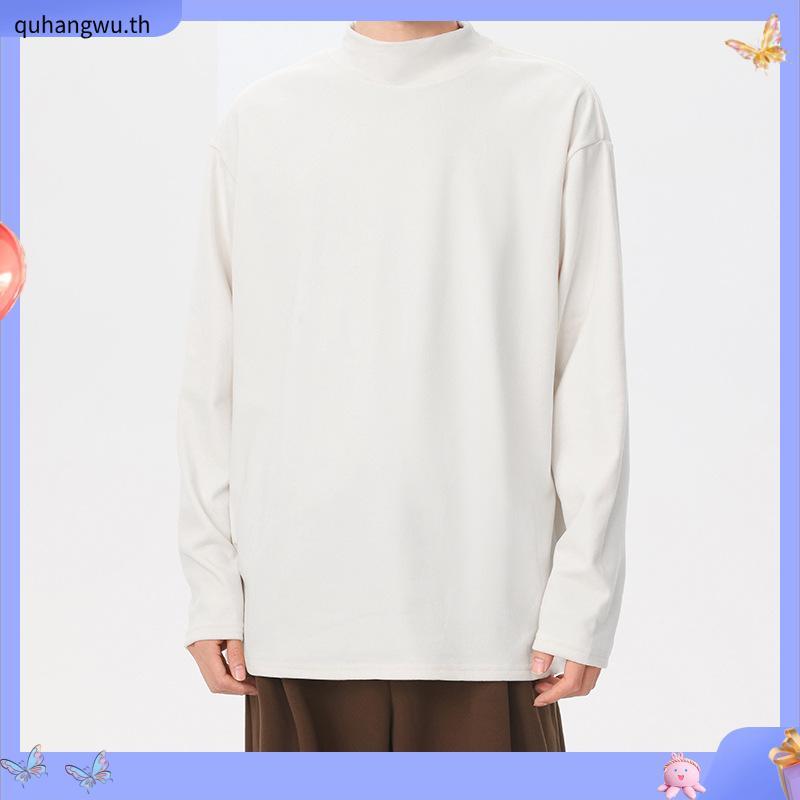 Insidemen x Aristino เสื้อยืดเก็บอุณหภูมิคอเต่า 3 ซม. ผู้ชาย เนื้อผ้าฝ้ายนุ่ม ILT020W3