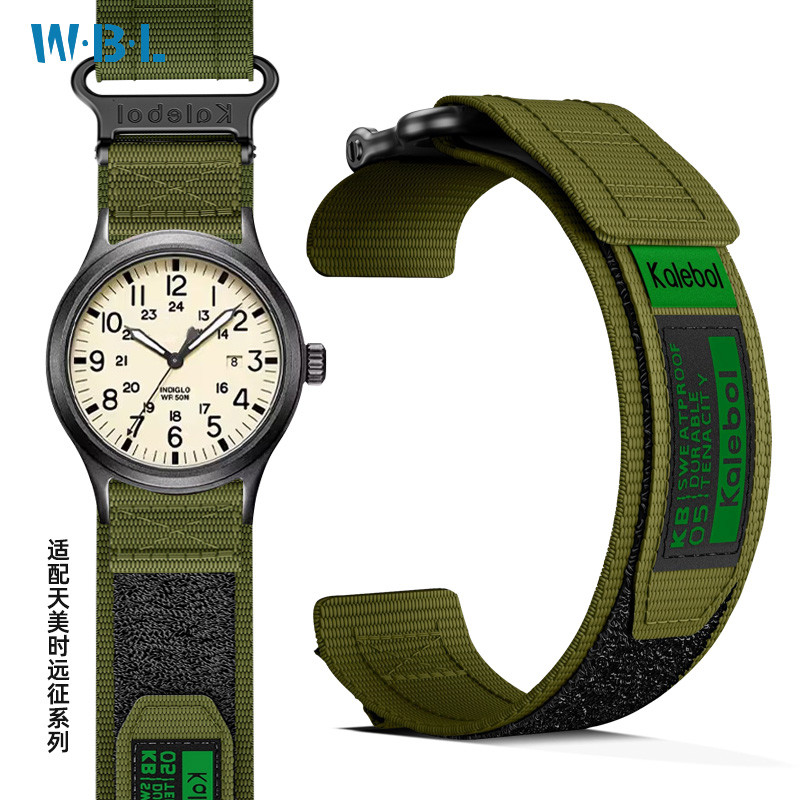 SRPF [จัดส่งจากประเทศไทย] เหมาะสําหรับสายนาฬิกา TIMEX TIMEX Nylon Male Expedition Series T49905 T499