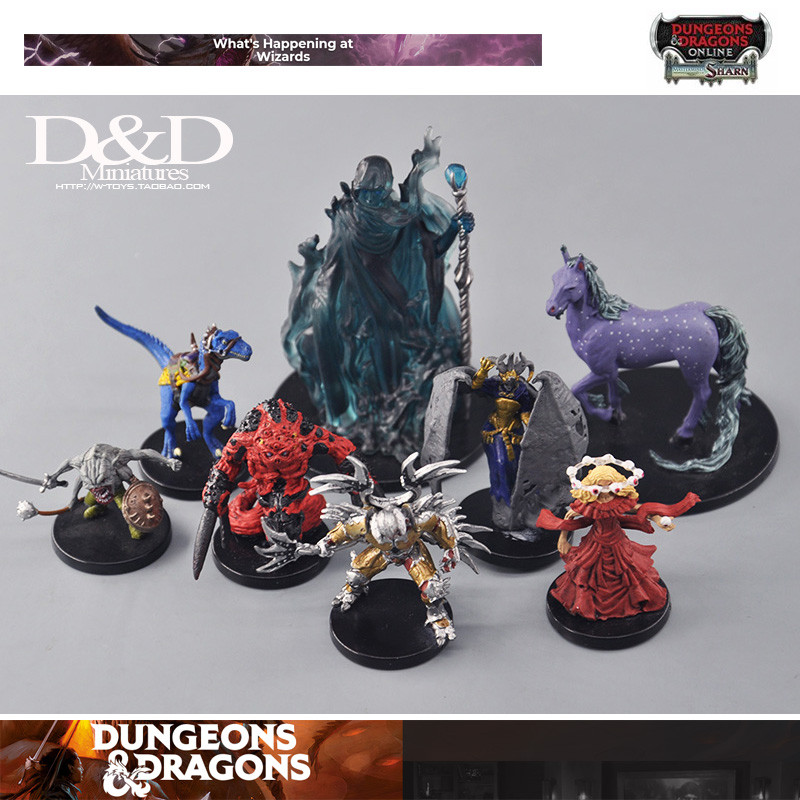 ของแท้ Bulk War Chess Wizards Wizards Dungeons and Dragons DND Running Team Board Game Model Last Wa