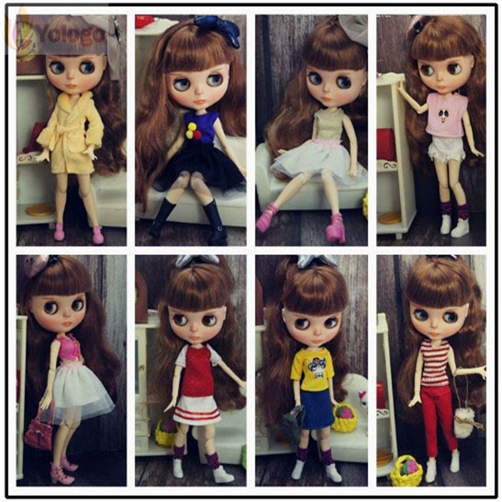 YOLOGO Elegant T-shirt Dresses, DIY Accessories Cute Doll Simple Dresses, High Quality Mini Fashion 