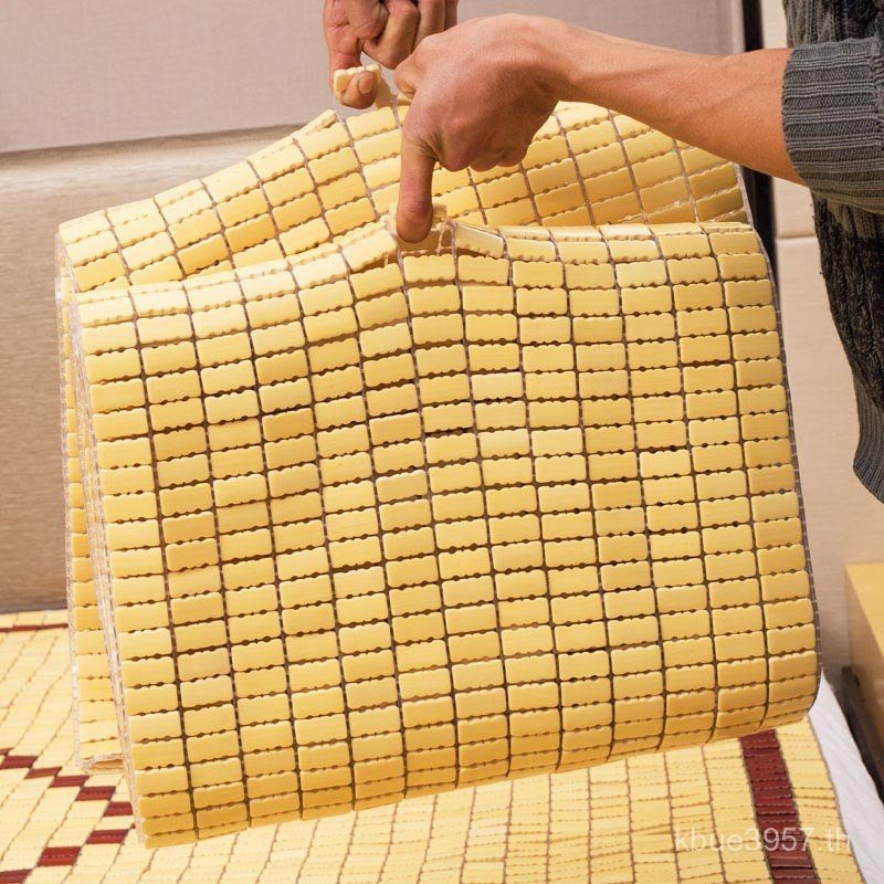 Cool Mat Mahjong Block Cool 1.5m Shun Single Bamboo Mat Mahjong Double Mahjong Mat เตียง 1.8m1.2m เส
