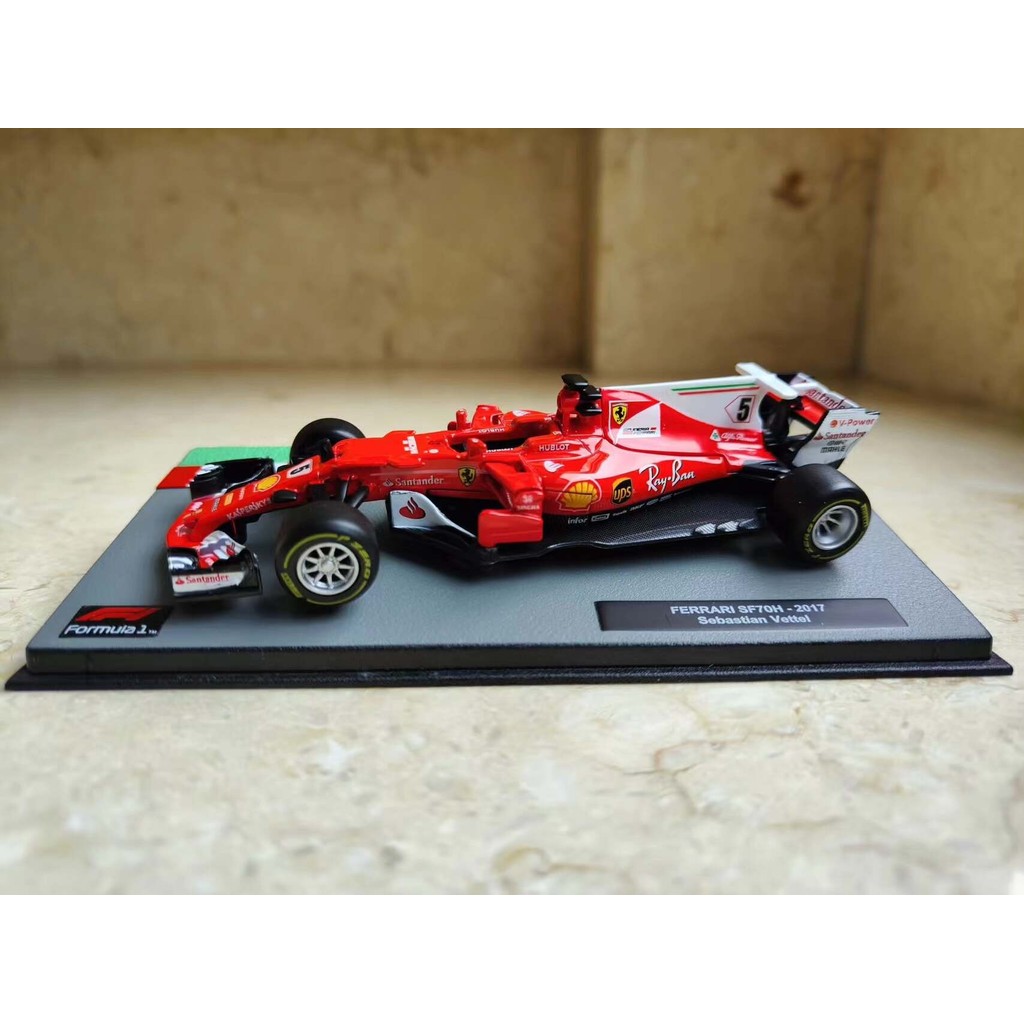 [ใหม่เดือนพฤษภาคม] 1/43 F1 IXO Ferrari SF70H 2017 Racing Season Wittel Racing Model วัสดุโลหะผสม พร้