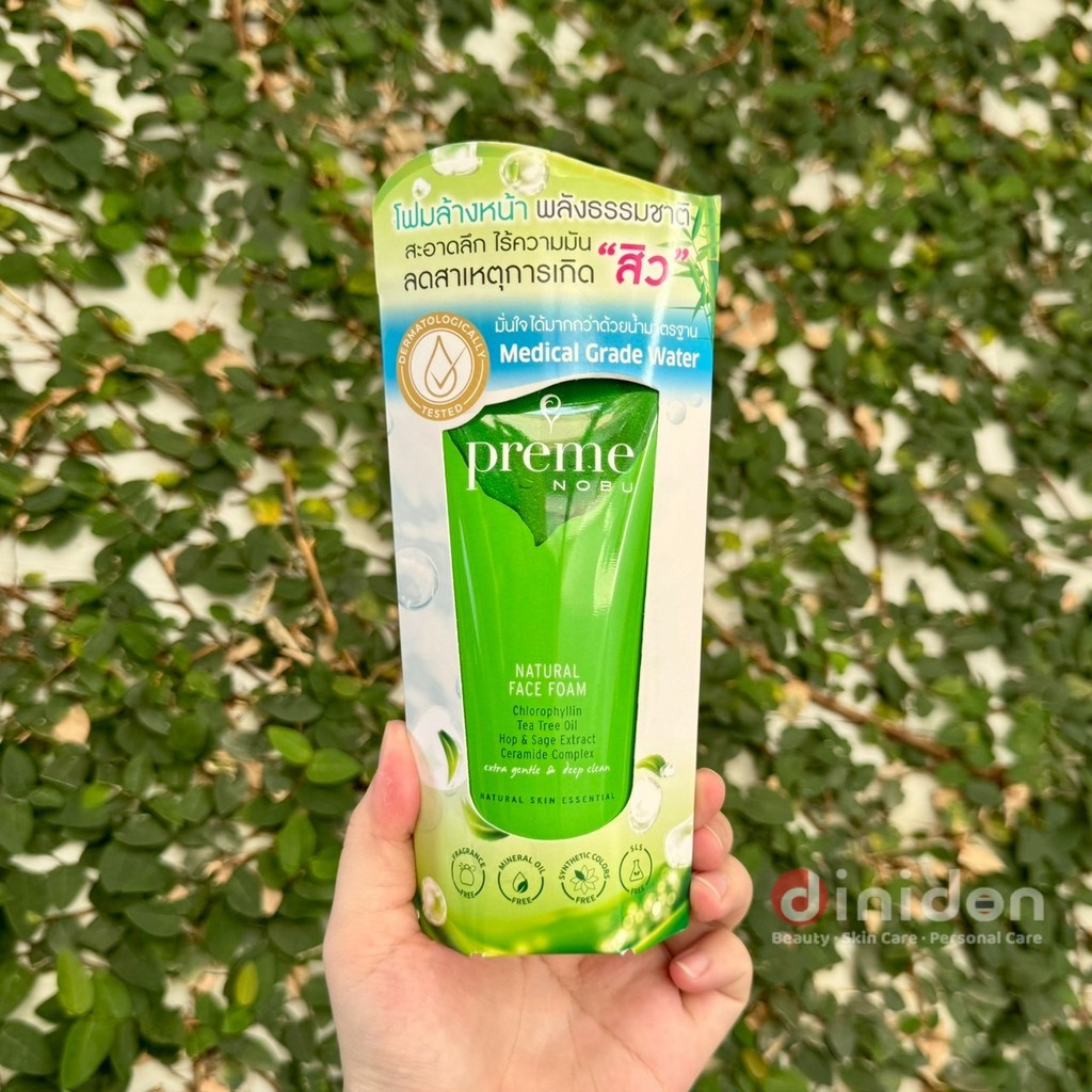 ((dinidon Shop)) Preme Nobu Natural Face Foam 100 G.