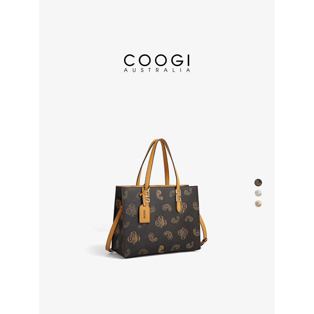 COOGI กระเป๋าสุภาพสตรี 2026 สไตล์ใหม่หรูหรา Tote Bag ความจุขนาดใหญ่ Presbyopia Commuter กระเป๋าถือขอ
