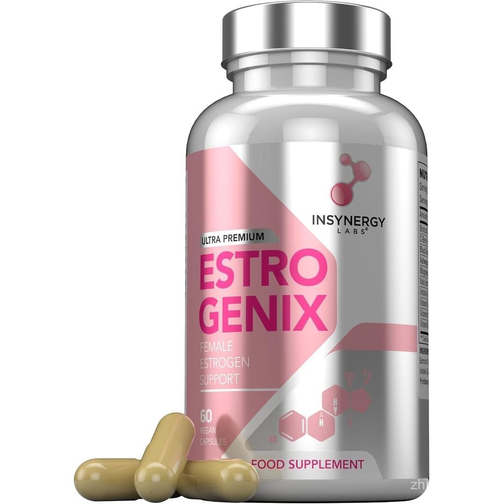 EstroGenix – Estrogen Tablets สําหรับผู้หญิง (ทํายุคใหม่ในสหราชอาณาจักร) อาหารเสริมฮอร์โมนสมดุล, Est