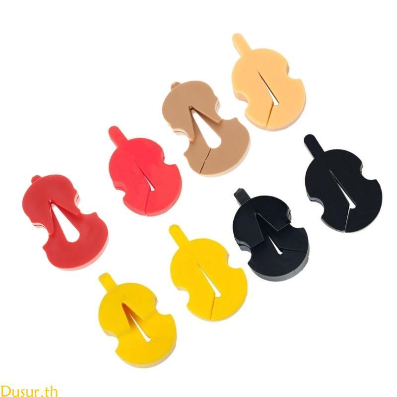 Dusur Stringed Instrument Silencers Muffler ยางไวโอลิน Cello Practice Mute Volume Control ไวโอลิน Mu