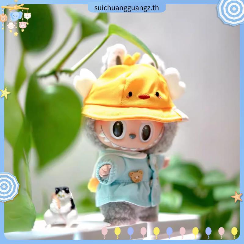 Possney Labubu Time Clothes, Labubu Time Dress สีสัน Labubu Cotton Dolls Clothes, Trim Mini Toy Acce