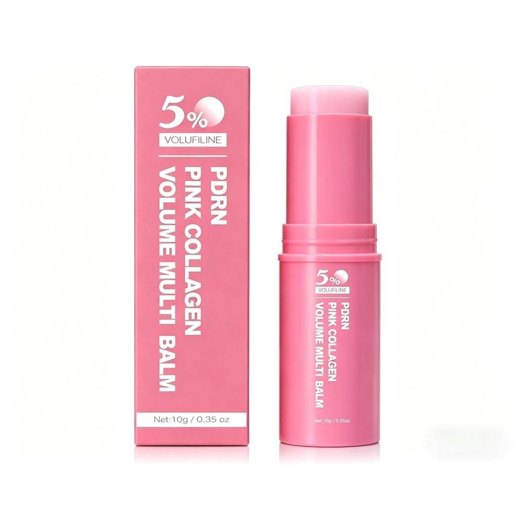 PDRN สีชมพูคอลลาเจน Volume Multi Balm 5% Volufiline NAD Infused สําหรับ RadiantLoooooooooooooo Textu