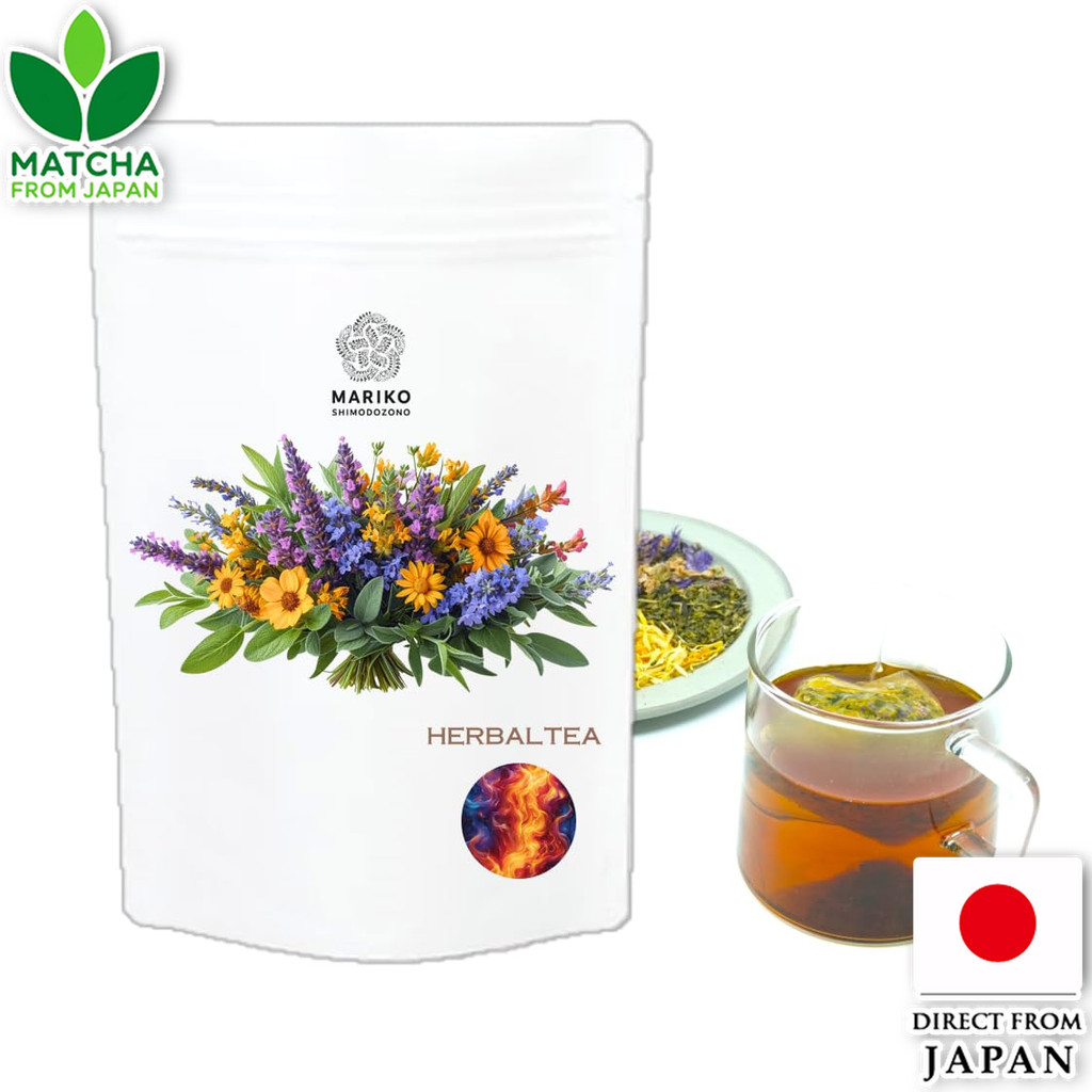 Mariko Shimodozono Smooth Tea Guava Lotus Leaf Mate Honeybush Lemongrass Fennel Tea Drink Japan