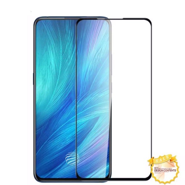 {รับประกันสิงค้า} ฟิล์มกระจกนิรภัย เต็มจอ Vivo V15pro / V17pro ฟิล์มขอบดำ ฟิล์มกันกระแทก