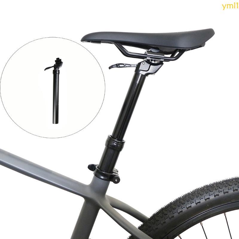 Yml1 จักรยาน Shock absorption Seatpost จักรยานเสือหมอบ Dropper Seatpost พร้อมมือระเบียบปรับ Suspensi