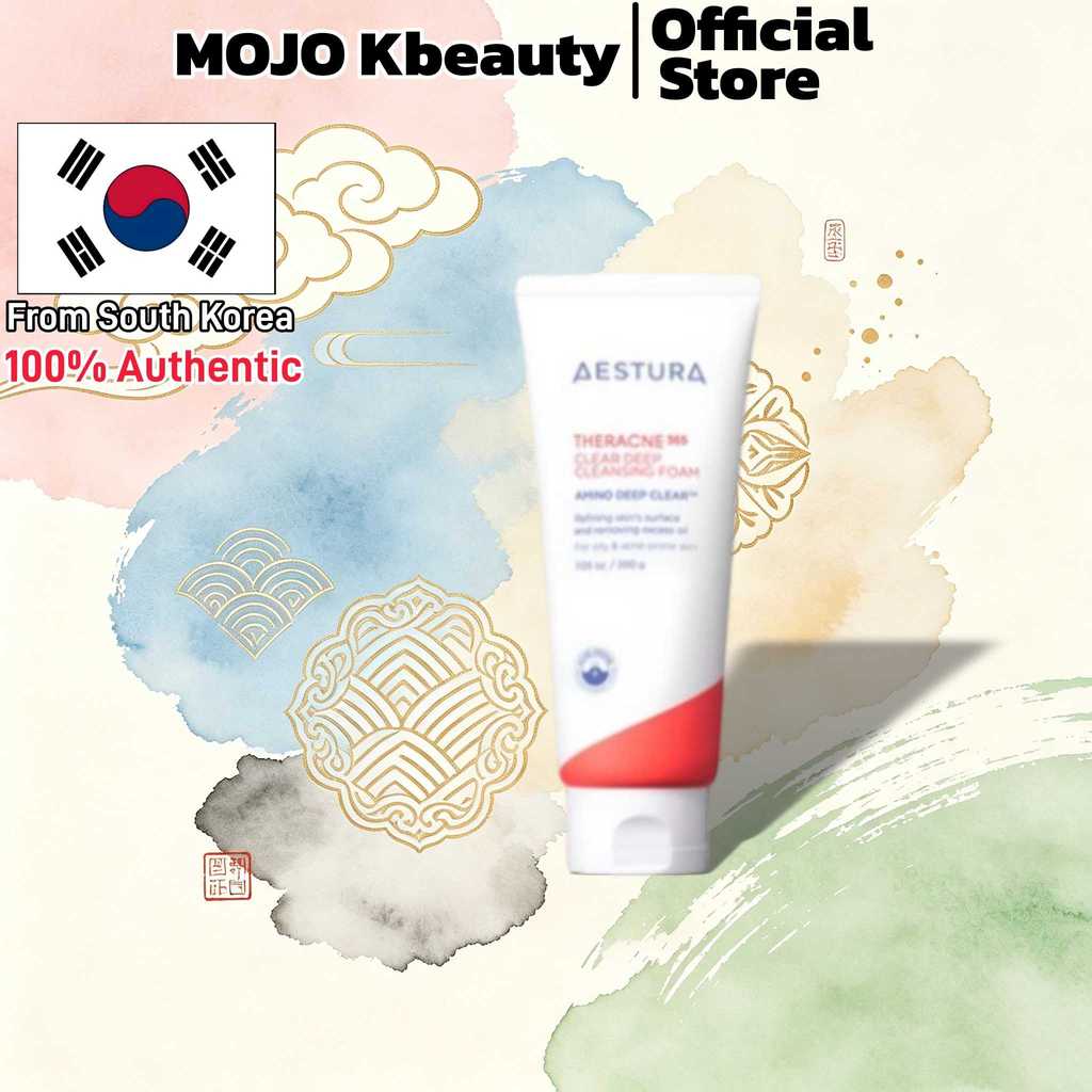[Estura] THERACNE365 Deep Cleansing Foaming Face 200g/กําจัดสิ่งสกปรกของผิวหนังและความมันอุดตันในรูข