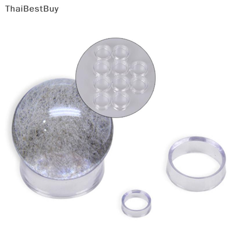 Thaibestbuy ที่ตั้งทรงกลมสำหรับฐานวางลูกบอลคริสตัลใสทำจากอะคริลิค10ชิ้นใหม่