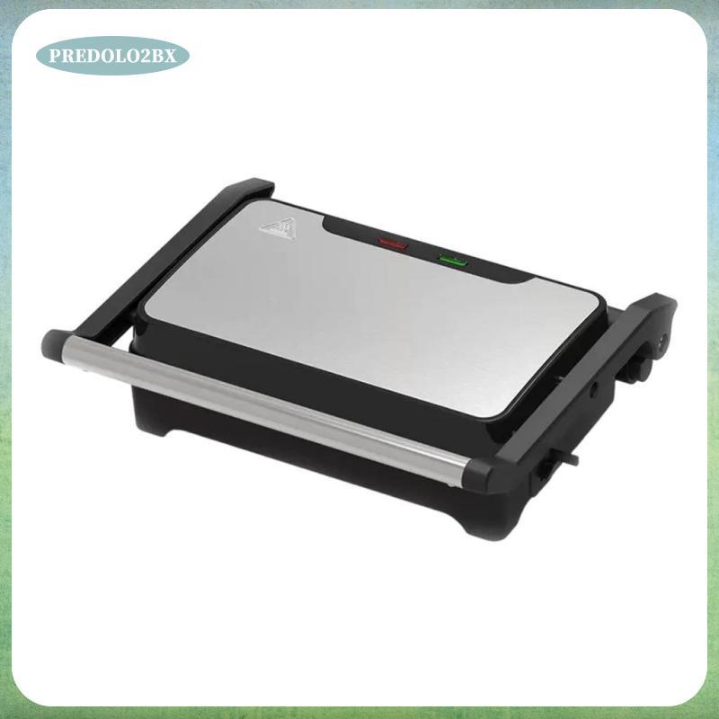 [predolo2bx] Electric Panini Press Compact Sandwich Press for Snacks Cheese Sandwiches