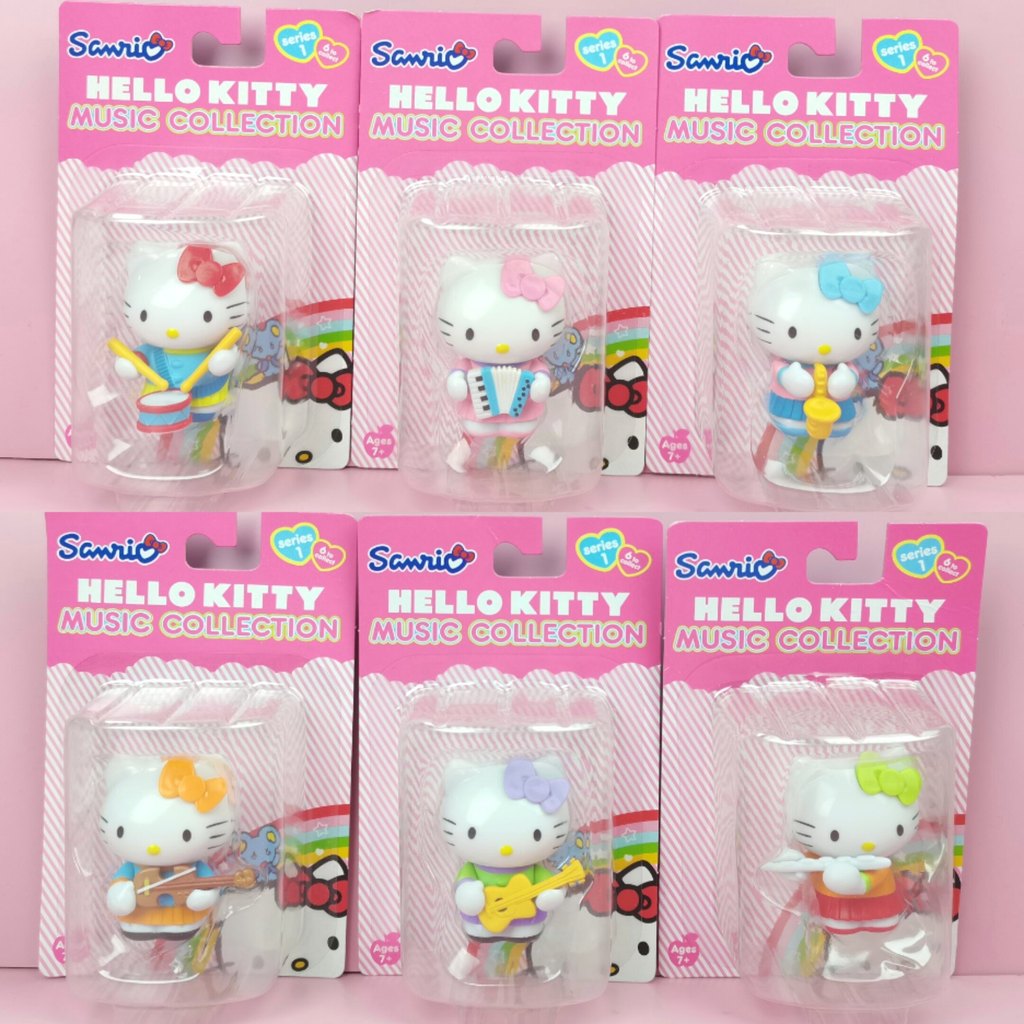 KT Cat Hello Kitty Music Series ตุ๊กตาน่ารักของเล่นเครื่องประดับ O4JJ