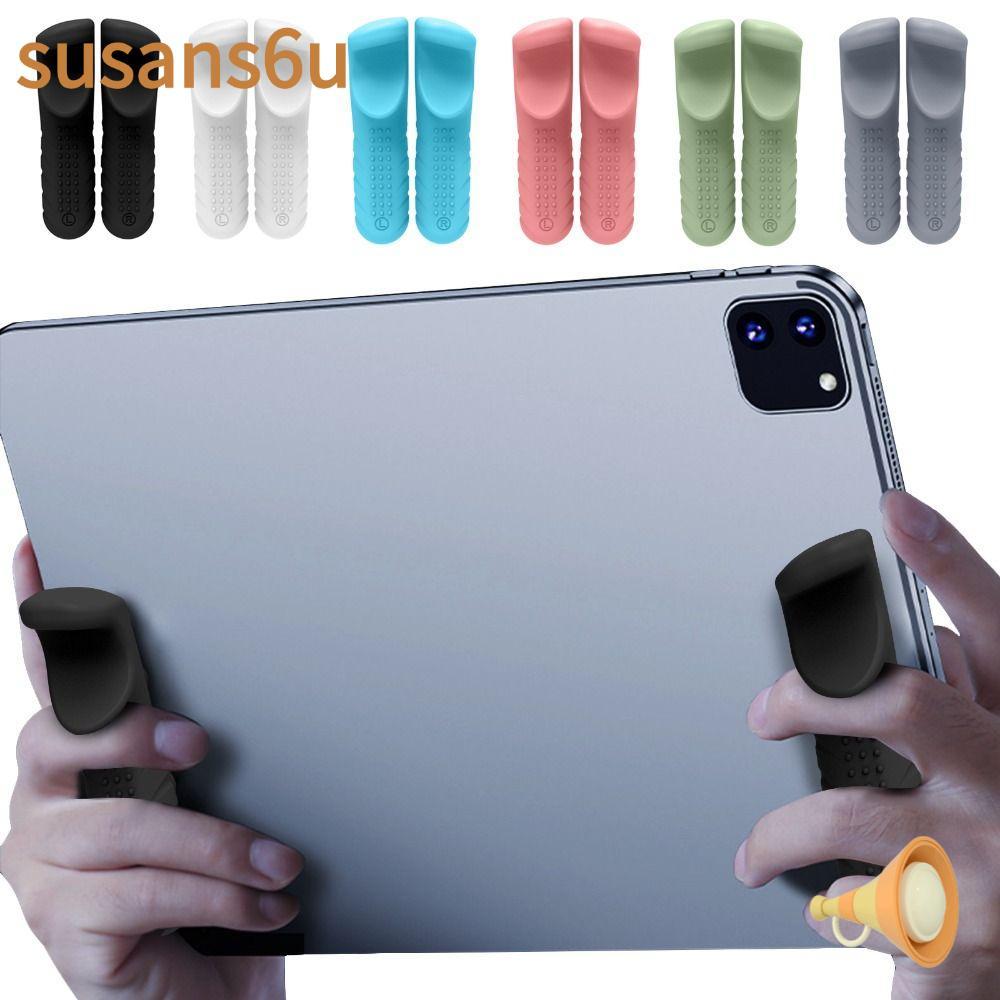 SUSAN Gaming Handle สําหรับแท็บเล็ต,ซิลิโคน Anti-Slip Gamepad Grip, Professional ดูดถ้วยReusable แท็บเล็ตเกมคอนโทรลเลอร์สําหรับ PUBG/Knives Out/Rules of Universal