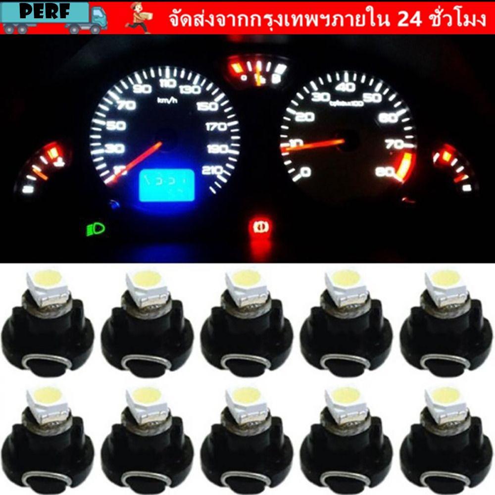 PERF ไฟหลอด LED, W3W T3 หลอดไฟ LED รถยนต์, 1210 1SMD 12V หลอดไฟแดชบอร์ดรถยนต์