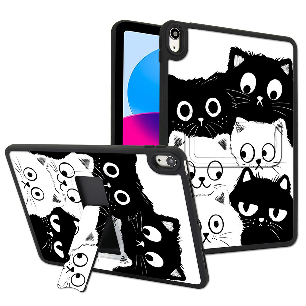 ปลอก Hard Frosted Stand Tuya สัตว์สําหรับ IPad Mini 4 5 6 7 8 9 10 11 12 A16 A19 A17Pro A17 Pro Air 2 3 4 5 6 7 8 10.9" 10.2" Pro11 Pro12.9 Air M2 M3 M4 ม5