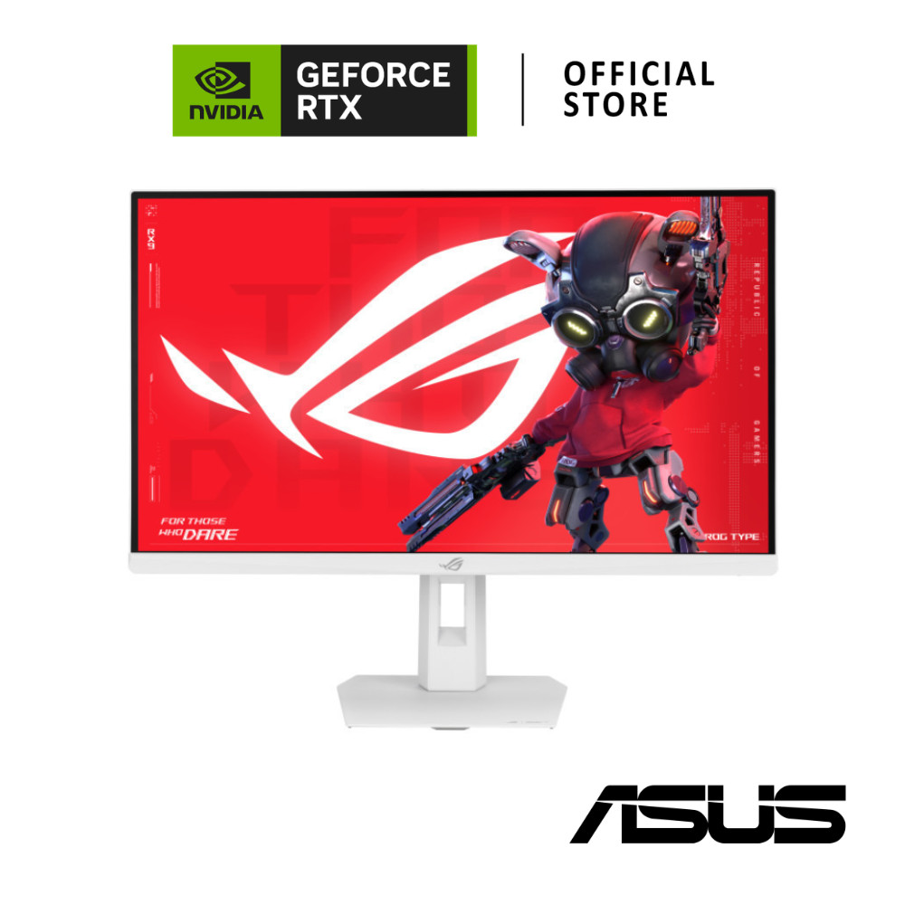 ASUS ROG Strix | 27" FAST IPS 2K 255Hz 1ms (GTG) White | Monitor จอมอนิเตอร์ (XG27ACMES-W)