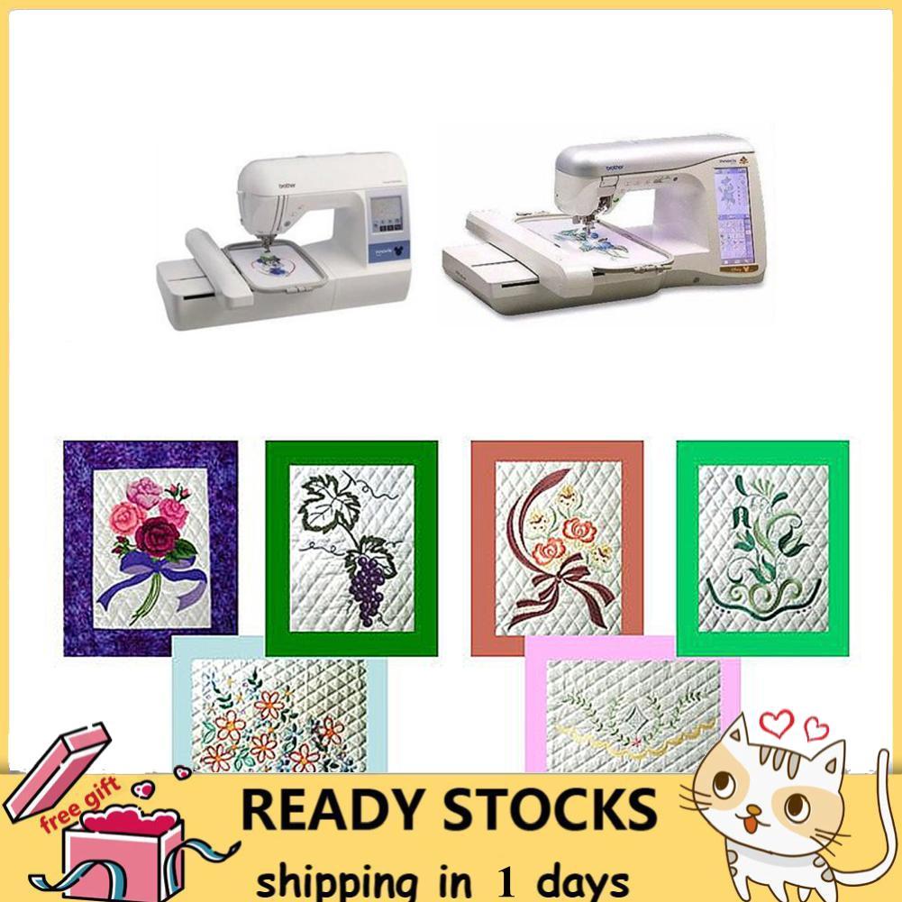 Macospice Macospice เย็บปักถักร้อย Hoop 4 ชิ้นพลาสติก Hoops สำหรับ DIY หัตถกรรม Cross Stitch แขวน Cr