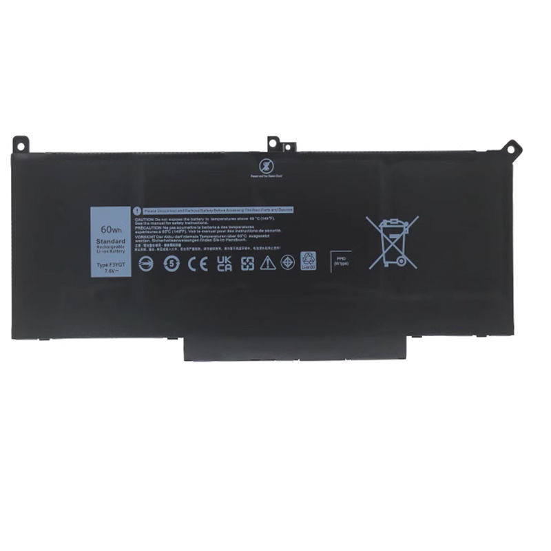 For, Dell 7280 7290 7380 7390 7480 7490 F3YGT Laptop Battery