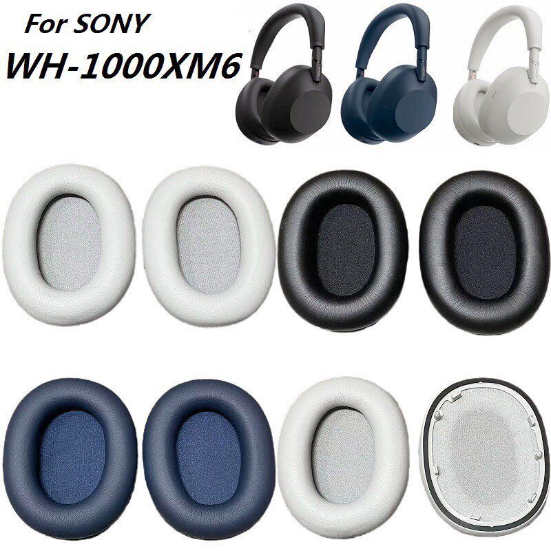 เหมาะสําหรับ SONY/SONY WH-1000XM6 หูฟังเปลี่ยน Earmuffs หูฟังกรณีฟองน้ํา