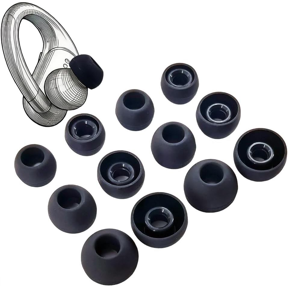 12X Eartips สําหรับ JBL Endurance Peak 3 / Peak II/Peak/Race/Run 2 หูฟัง Earpad * 6 คู่