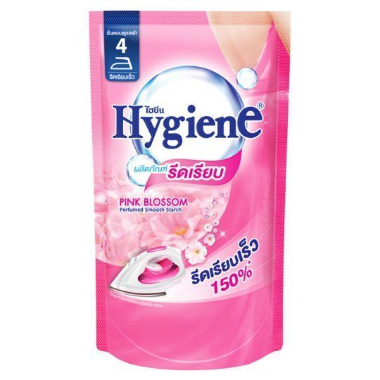 [สินค้าส่งด่วน] ไฮยีนน้ำยารีดเรียบ รีฟิล ชมพู 500มล. HYGIENE STARCH PINK REFILL 500ML.