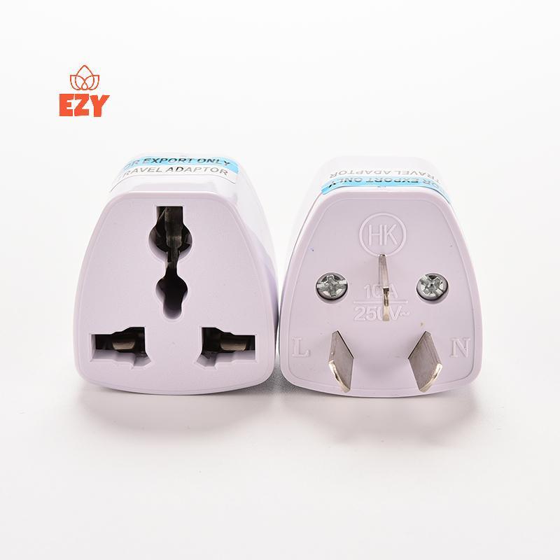 EZY US EU Universal to AU Australia 3 pin Plug AC Power Adapter Travel Converter ใหม่