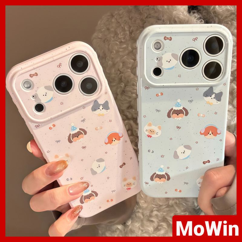 โมวิน กรณี - เคสโทรศัพท์ รูปหัวใจ เนื้อนุ่มเงา ใช้ได้กับเคส iPhone 11 เคส iPhone 17 Pro Max การ์ตูนน่ารัก