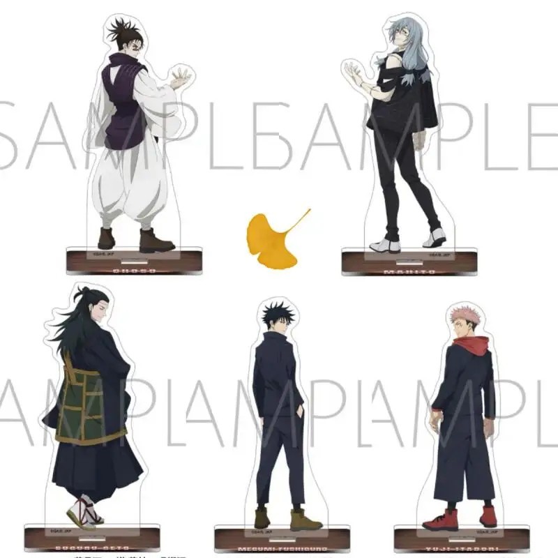 Standee Jujutsu Kaisen War Spell micha รุ่น Megumi Yuji Choso Mahito Kenjaku ตัวละครการศึกษาตกแต่งโต๊ะ