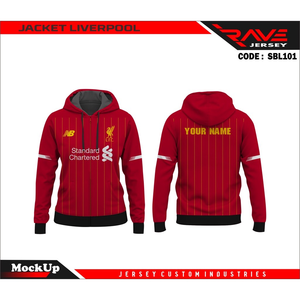 SG2 Custom FULL PRINTING LIVERPOOL Ball CLUB Jacket