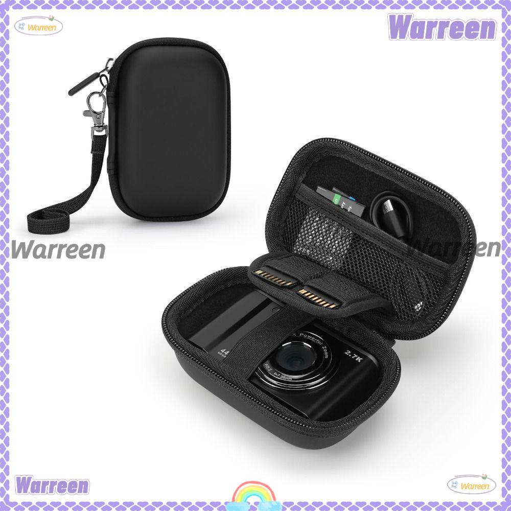 WARREEN กล้องเก็บ, EVA Shell Plush Padding กระเป๋าเดินทาง,แบบพกพา Anti-fall น่ารักกันน้ํา SD Card St