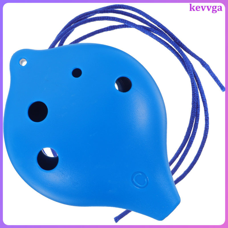 ประณีตพลาสติก Ocarina เด็ก 6 หลุม Ocarina แบบพกพาเริ่มต้น Ocarina kevvga