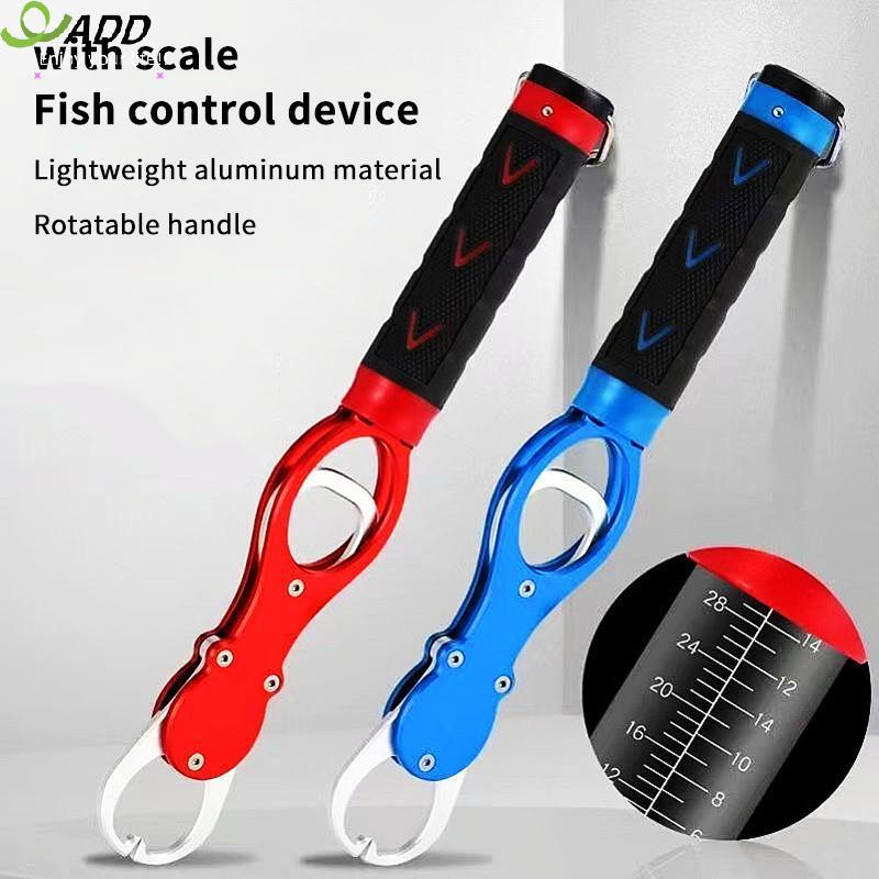 เพิ่มตกปลา Lip Gripper ปลา Plier Hand Grip อลูมิเนียมแบบพกพาตกปลา Grip Hook Gripper พร้อมน้ําหนักขนา