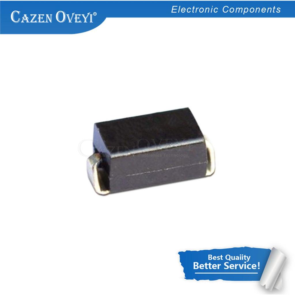 100 ชิ้น/ล็อตไดโอด S2M SMA RL207 DO-214AC SMD 2A 1000V Rectifier ในสต็อก
