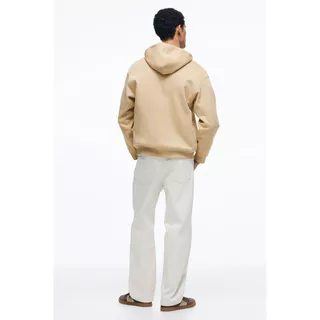 H&M(เอชแอนด์เอ็ม) ฮู้ดดี้แบบหลวม สวมใส่สบาย ซิปด้านหน้า Men Loose Fit Zip-through hoodie 1308010_5