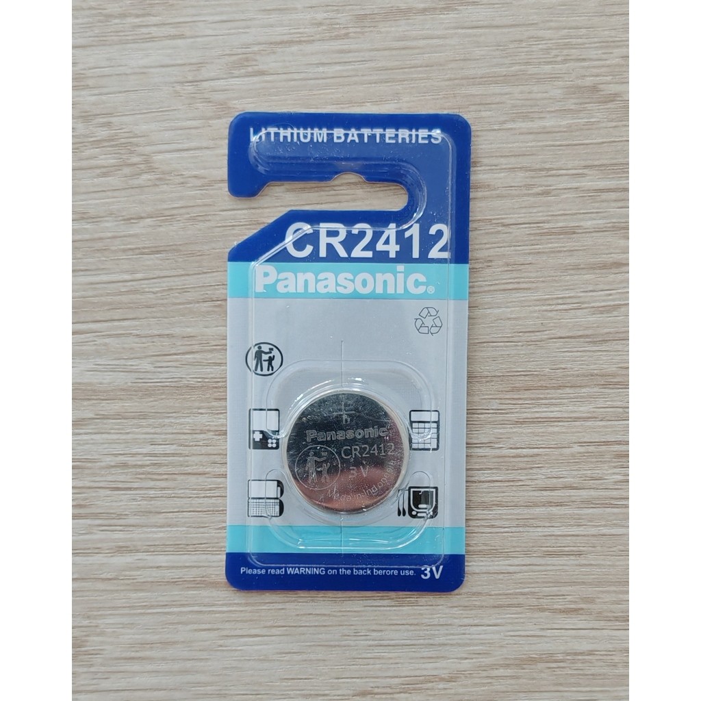 ถ่านกระดุม CR2412 Lithium battery ของแท้แพค 1 ก้อน