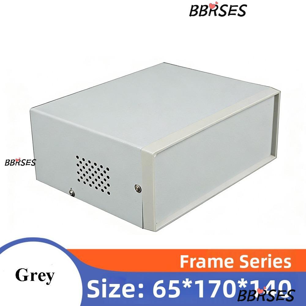 โครงการตู้ BBRSES, สีเทาพลาสติก&เหล็ก DIY Junction Box, 170*140*65mm Electronic Module Box Instrumen