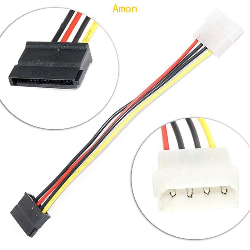 Amon 4 Pin IDE To Series 15Pin สายแปลงไฟ 18cm 7 08in