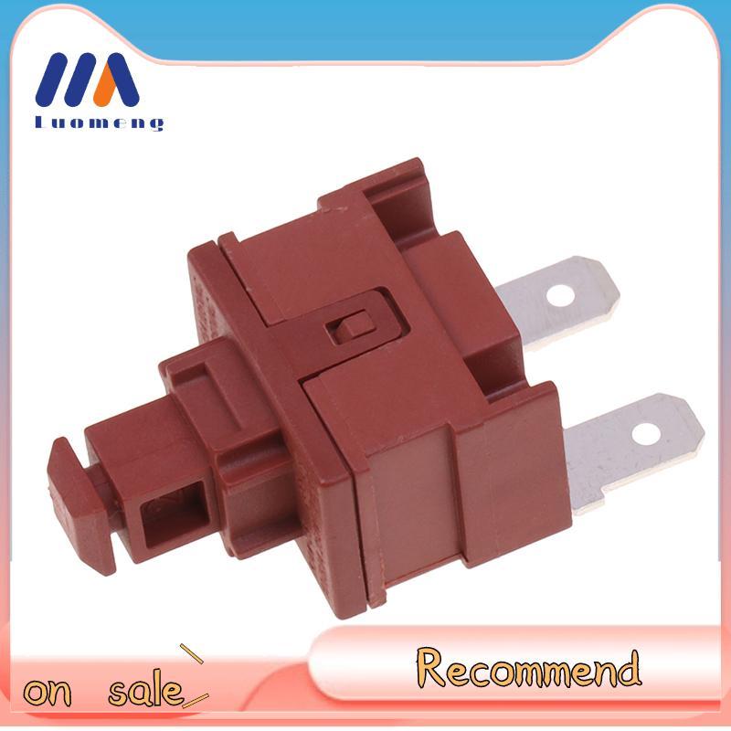 Luo-Meng 1 PC KAN-L5 2Pin Self-loing สวิทช์เครื่องทําน้ําอุ่นเครื่องดูดฝุ่นสวิทช์ 7.5A 250VAC ปุ่มสวิทช์ Lo ปุ่มสวิทช์กุญแจ Nice