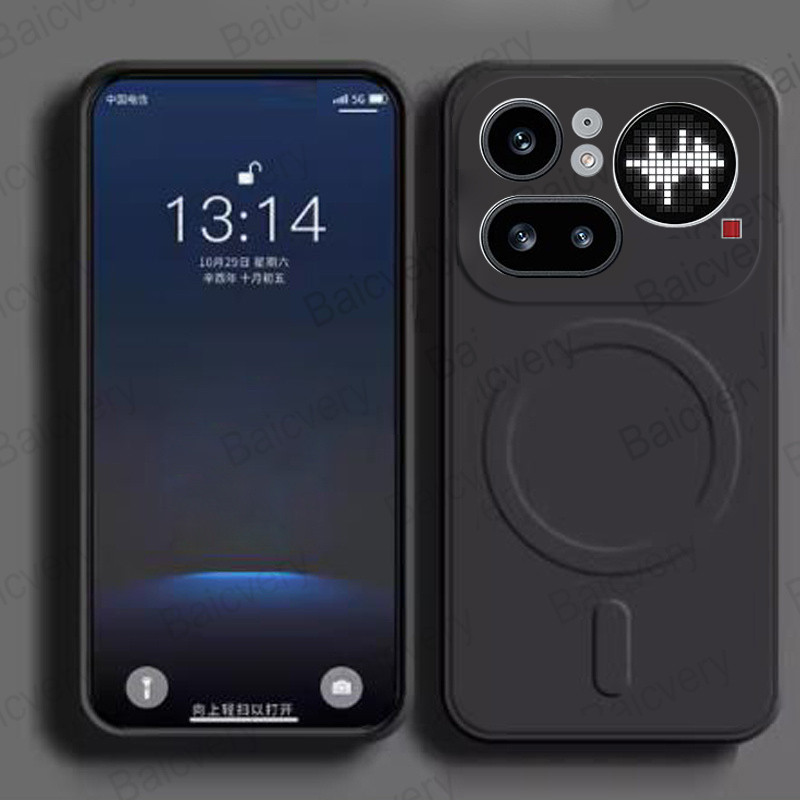 เคสโทรศัพท์แม่เหล็กสําหรับ Nothing Phone 4a Pro Casing Skin Case