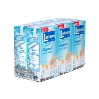 [สินค้าส่งด่วน] แลคตาซอยนมถั่วเหลืองรสหวาน300มล แพ็ค 6 LACTASOY SOYMILK EXTRA 300 ML. PACK 6