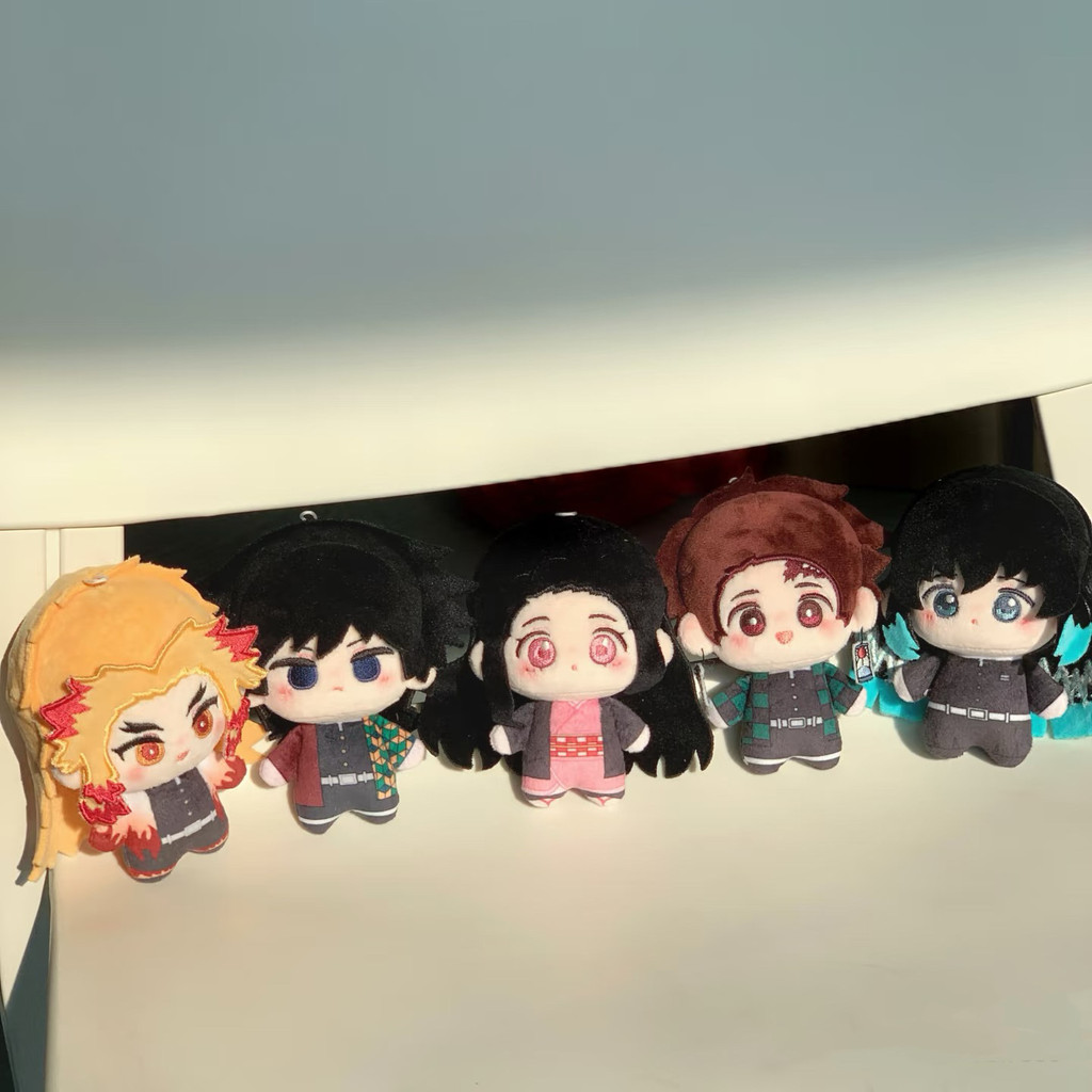 Emon Slayer 10 ซม.Tomioka Giyuu Muichiro Tokito น่ารัก Kamado Nezuko Fanmade ตุ๊กตาตุ๊กตาของเล่นตุ๊ก