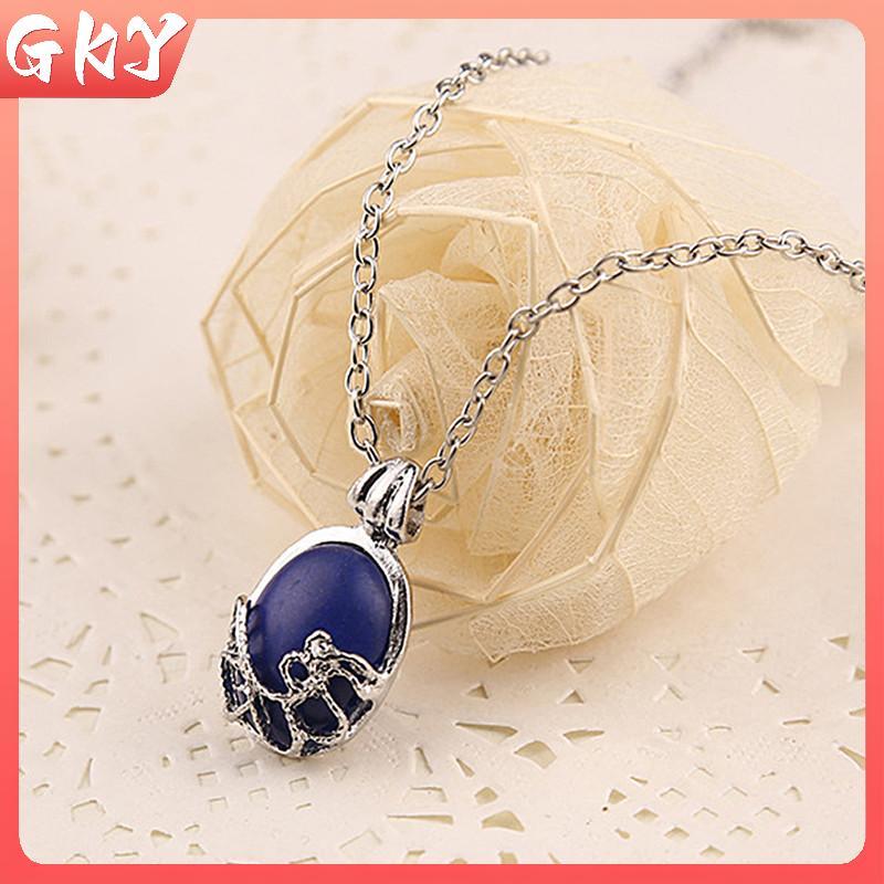 GKY ภาพยนตร์แวมไพร์ Diaries Katherine แฟชั่น Anti-sunlight Lapis Lazuli จี้ Nelace GKY