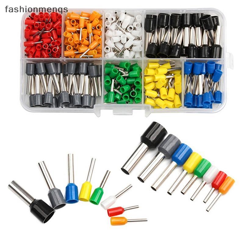 (GOOD) 400 ชิ้น Tubular Terminal Cord End Wire Connector ฉนวนไฟฟ้า Terminator (ใหม่)