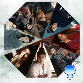 พร้อมสต็อกคนดัง จาง หลิงเหอ เสีย เจิ้ง ยังคงร่มกันแดดแสงร่มอัตโนมัติเต็มรูปแบบครีมกันแดดไวนิลอาทิตย์ร่มฝนหรือฝน * -