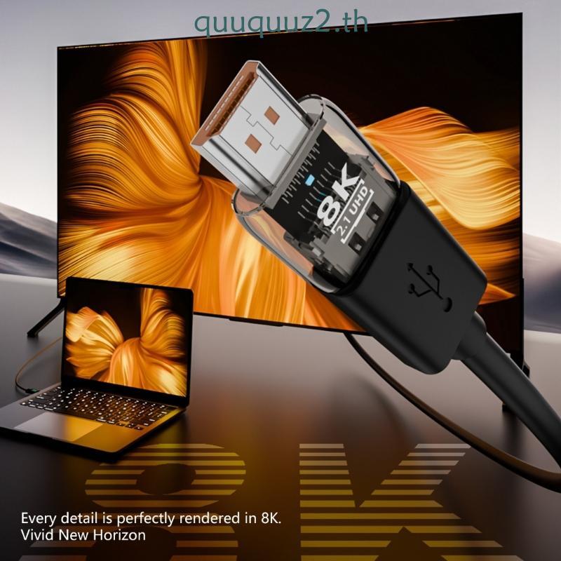 Quu HDTV อะแดปเตอร์หญิงถึงชาย 8K60Hz 4K 120Hz UHD สําหรับ PC Monitor โปรเจคเตอร์
